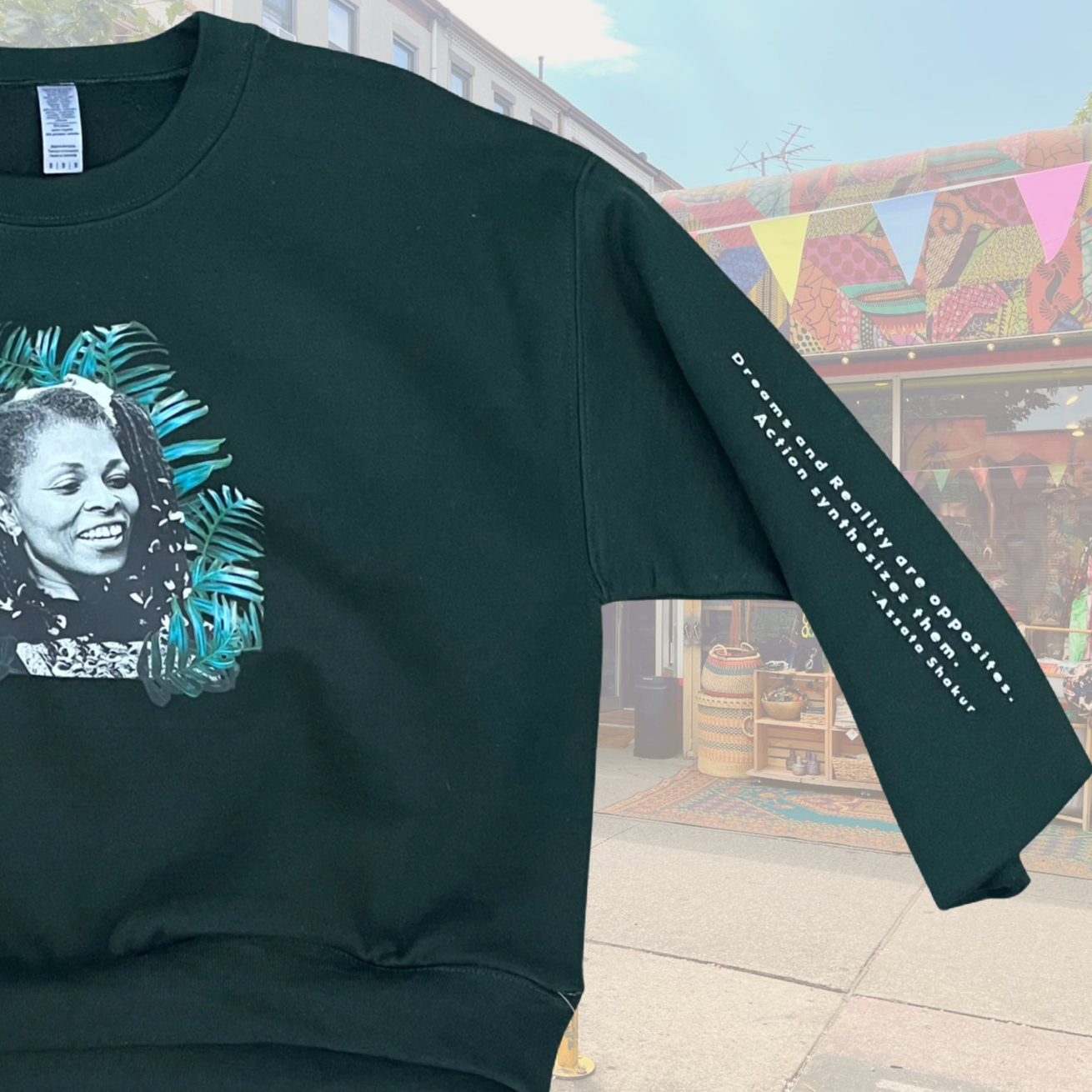 Assata Crop Sweatshirt